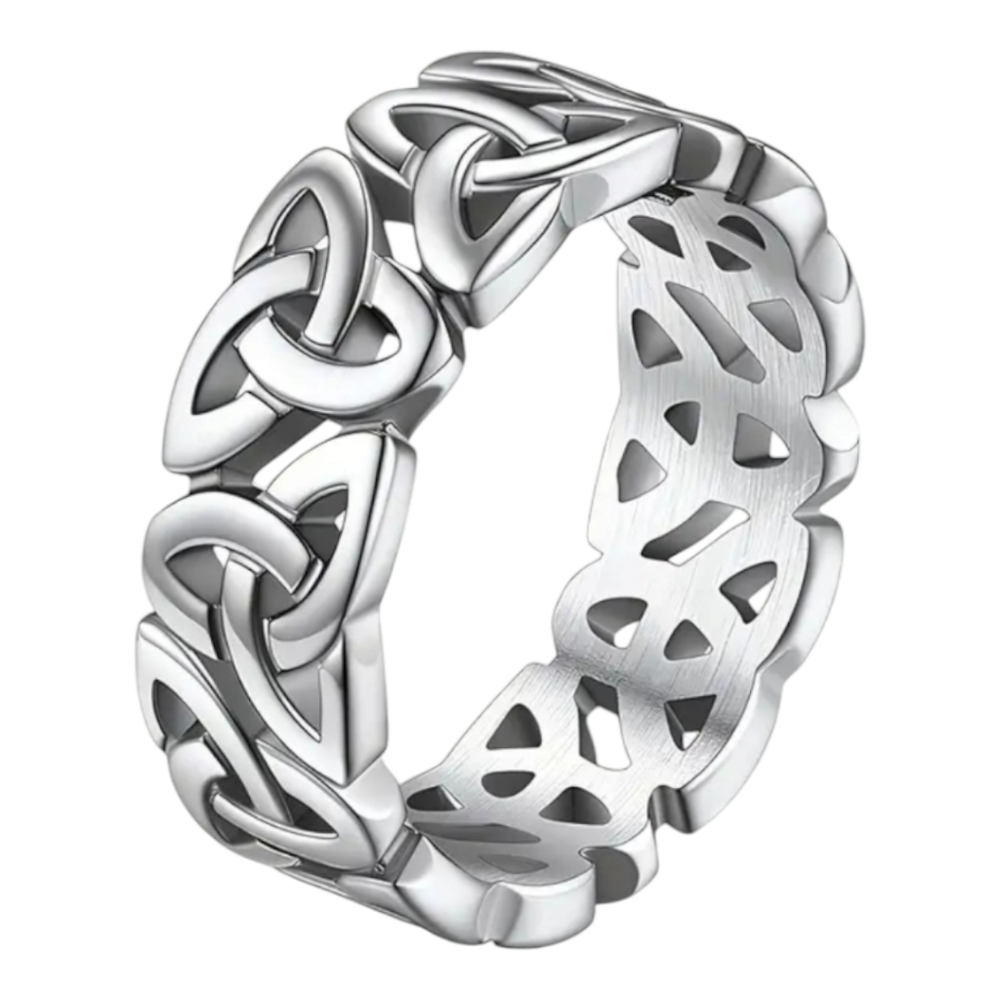 Sterling Silver Trinity Knot Ring - image 2